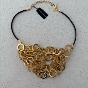 Joan Rivers Gold Circle Necklace